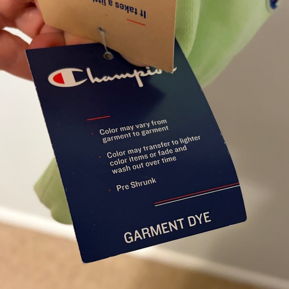 Champion Ladies Lime Hoodie. Size large. NWT. Gender neutral. - Picture 5 of 9